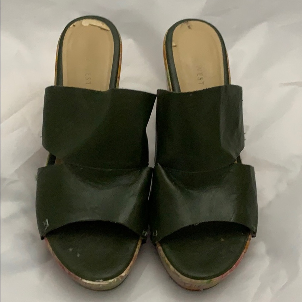 Nine West Brown Sandals With Heel